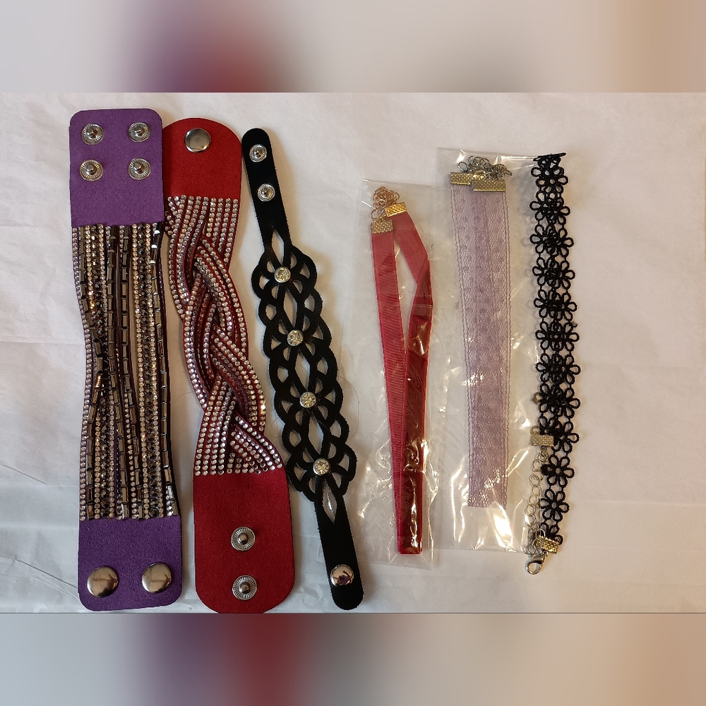 Paparazzi Bracelets And Fabric Chokers
